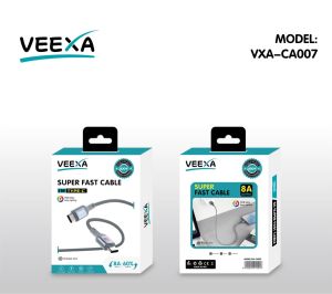 Veexa Rgb Smart Led Woven C-C Super Fast Cable 