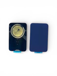 Back Glass With Steel Plate With MagSafe Magnet Pre-Installed Compatible For iPhone 17 Pro Max (Blue)