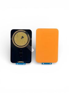 Back Glass With Steel Plate With MagSafe Magnet Pre-Installed Compatible For iPhone 17 Pro (Orange)