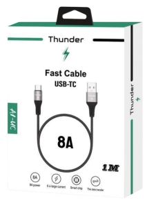 Thunder-Braided Super Fast Cable USB  To Type-C (1M)