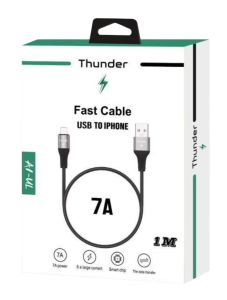 Thunder-Braided Super Fast Cable USB To iPhone  (1M)