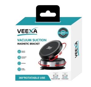 Veexa Car Holder Magnetic Bracket Vaccum Suction Magnetic Bracket 360 Rotatable Use (VXA-HDR001)