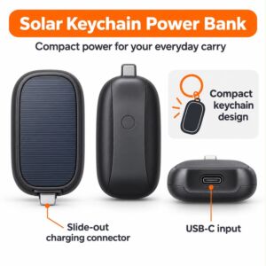 Solar Keychain Power Bank box