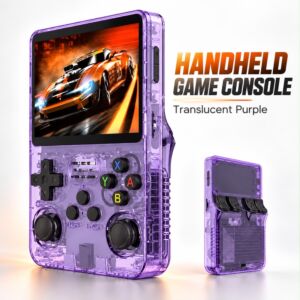 R36 Handheld Game Console 4K with 4" Screen Linux System-Clear