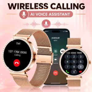 Smartwatch Designed With A Focus On Feminine Aesthetics And Health Tracking - Rose Gold