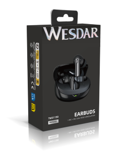 ANC IN-Ear Wireless Bluetooth Earphones - Black