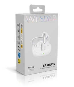 ANC IN-Ear Wireless Bluetooth Earphones - White