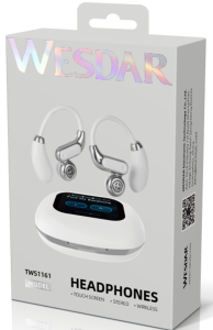 Open Ear wireless bluetooth Earphone - White
