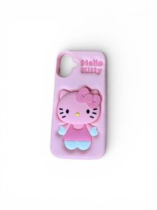 Pink Cat 3D Character Case For Samsung S24 Ultra - B