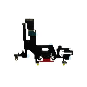 Premium Charging Port Flex Cable for IP 11 - Red