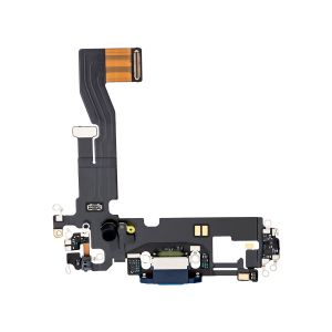 Premium Charging Port Flex Cable for IP 12 - Blue