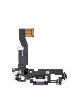 Premium Charging Port Flex Cable for IP 12 - Purple