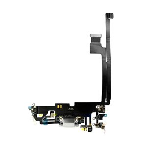 Premium Charging Port Flex Cable for IP 12 Pro Max - Silver