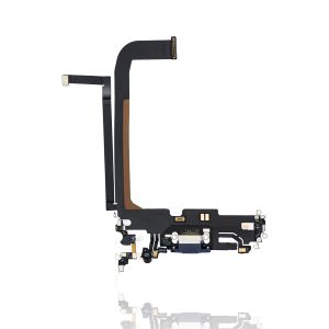 Premium Charging Port Flex Cable for IP 13 Pro Max - Sierra Blue