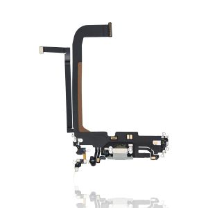 Premium Charging Port Flex Cable for IP 13 Pro Max - Silver