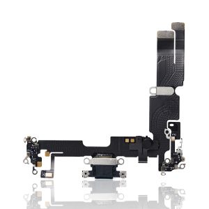 Premium Charging Port Flex Cable for IP 14 Plus - Midnight