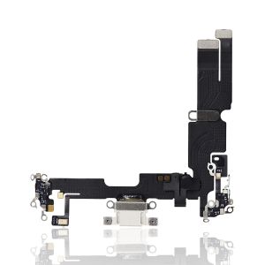 Premium Charging Port Flex Cable for IP 14 Plus - Starlight