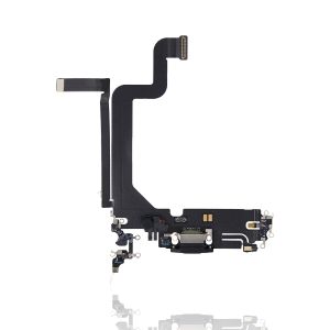 Premium Charging Port Flex Cable for IP 14 Pro Max - Space Balck