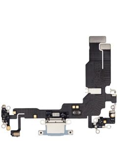 Premium Charging Port Flex Cable for IP 15 - Blue