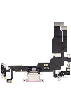 Premium Charging Port Flex Cable for IP 15 - Pink