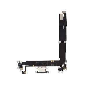 Premium Charging Port Flex Cable for IP 16 Plus - Black