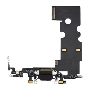Premium Charging Port Flex Cable for IP SE (2020) - Black