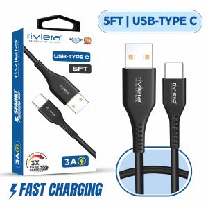 Premium Package - 5FT Fast Charging Cable [USB - Type C (PD)] - Black (44)