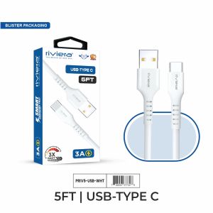 Premium Package - 5FT Fast Charging Cable [USB - Type C (PD)] - White (38)
