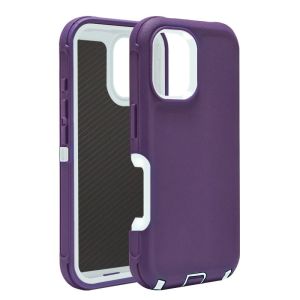 Defender Case For Samsung S25 Ultra - Purple (Without Clip)