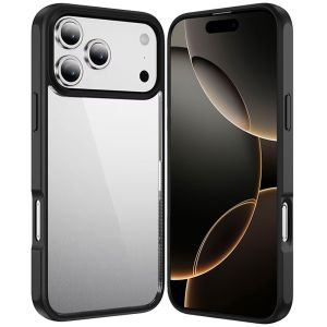 For iPhone 17 Pro Max HQ Transparent Thick 2.0mm Hybrid Case - Black