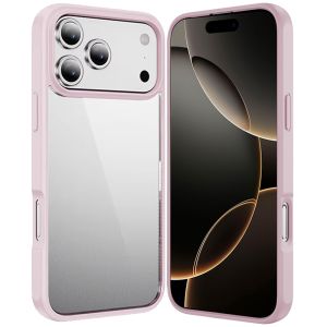 For iPhone 17 Pro Max HQ Transparent Thick 2.0mm Hybrid Case - Pink