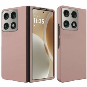 For Motorola Razr Fold 2026 Snap On Premium Matte Finish Case Cover - Rose Gold