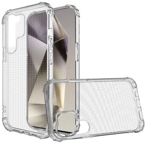 For Samsung s25 Ultra Shockproof Transparent Thick TPU Case Cover - Clear