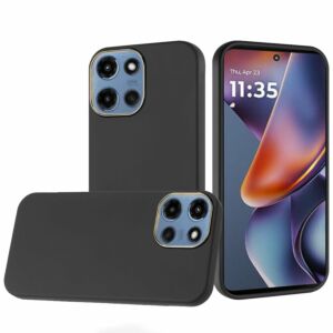 For Moto G 5G 2025/2026 - G Play 2026 - [Magnetic Circle] Smooth Safe Matte Feel Hybrid Case - Clear