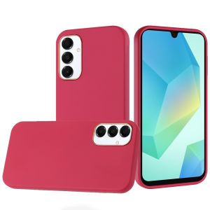 For Samsung A16 5G Classy Slick Chromed Around Hybrid Case Cover - Hot Pink