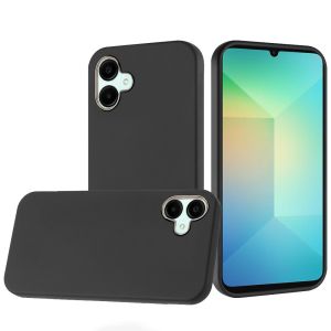 For Samsung A06 Classy Slick Chromed Around Hybrid - Black