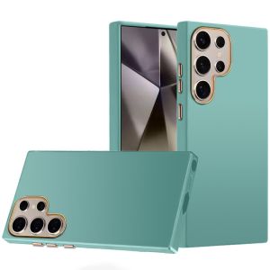 For Samsung s25 Ultra Classy Slick Chromed Around Hybrid Case Cover - Teal