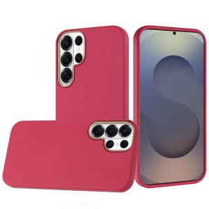 For Samsung s26 Ultra Classy Slick Chromed Around Hybrid Case Cover - Hot Pink