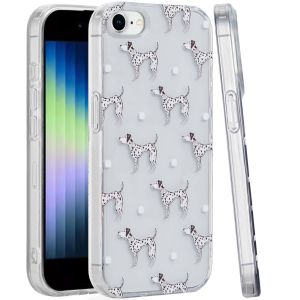 For iPhone SE 3 (2022) SE/8/7 Double Layer Design IMD TPU Case - Dogs