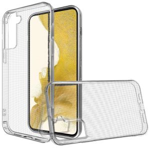 For Samsung S23 Simple Basic Minimalistic Transparent Clear Thick TPU Case Cover - Clear