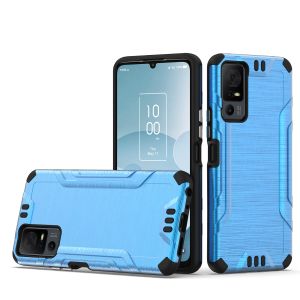 For TCL 40 XL Strong Tough Metallic Design Hybrid - Blue