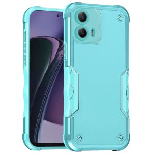 For Motorola Moto G Stylus 5G 2024 Exquisite Tough Shockproof Hybrid Case Cover - Teal