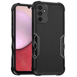 For Samsung A14 5G Exquisite Tough Shockproof Hybrid Case Cover - Black