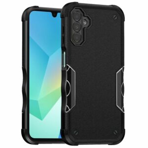 For Samsung A16 5G Exquisite Tough Shockproof Hybrid Case Cover - Black