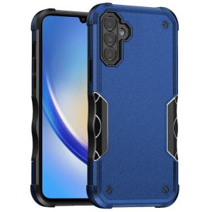 For Samsung A15 5G Exquisite Tough Shockproof Hybrid Case Cover - Blue