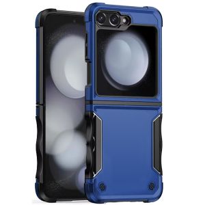 For Samsung Z Flip 6 Exquisite Tough Shockproof Hybrid Case Cover - Blue