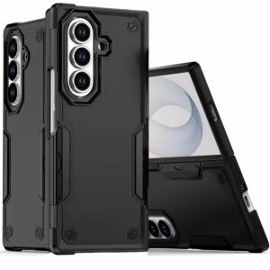 For Samsung Z Fold 8 Ultra Exquisite Tough Shockproof Hybrid Case Cover - Black