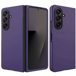 For Samsung Z Fold 7 Flip Snap On Premium Matte Finish Case Cover - Dark Purple