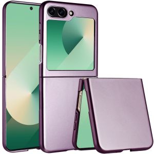 For Samsung Z Flip 6 Flip Snap On Premium Matte Finish Case Cover - Dark Purple