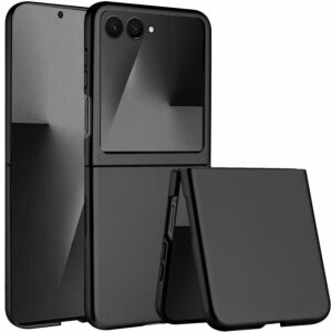 For Samsung Z Flip 8 Flip Snap On Premium Matte Finish Case Cover - Black